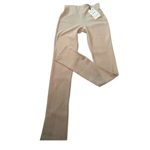 Women’s NWT Zara Beige Side-slit Leggings / Pants